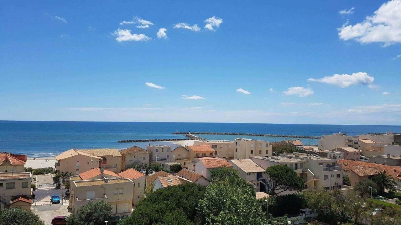 Duplex Grand Standing Vue Mer Et Port Mauguio Exteriör bild